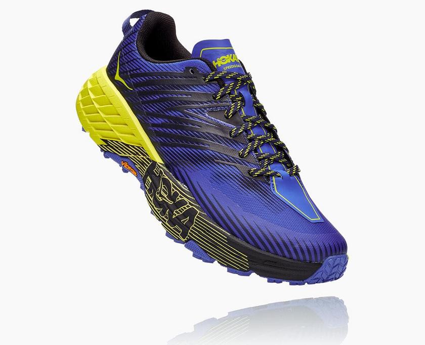 Hoka One One M Speedgoat 4 Wide Trail Running Shoes NZ C075-136